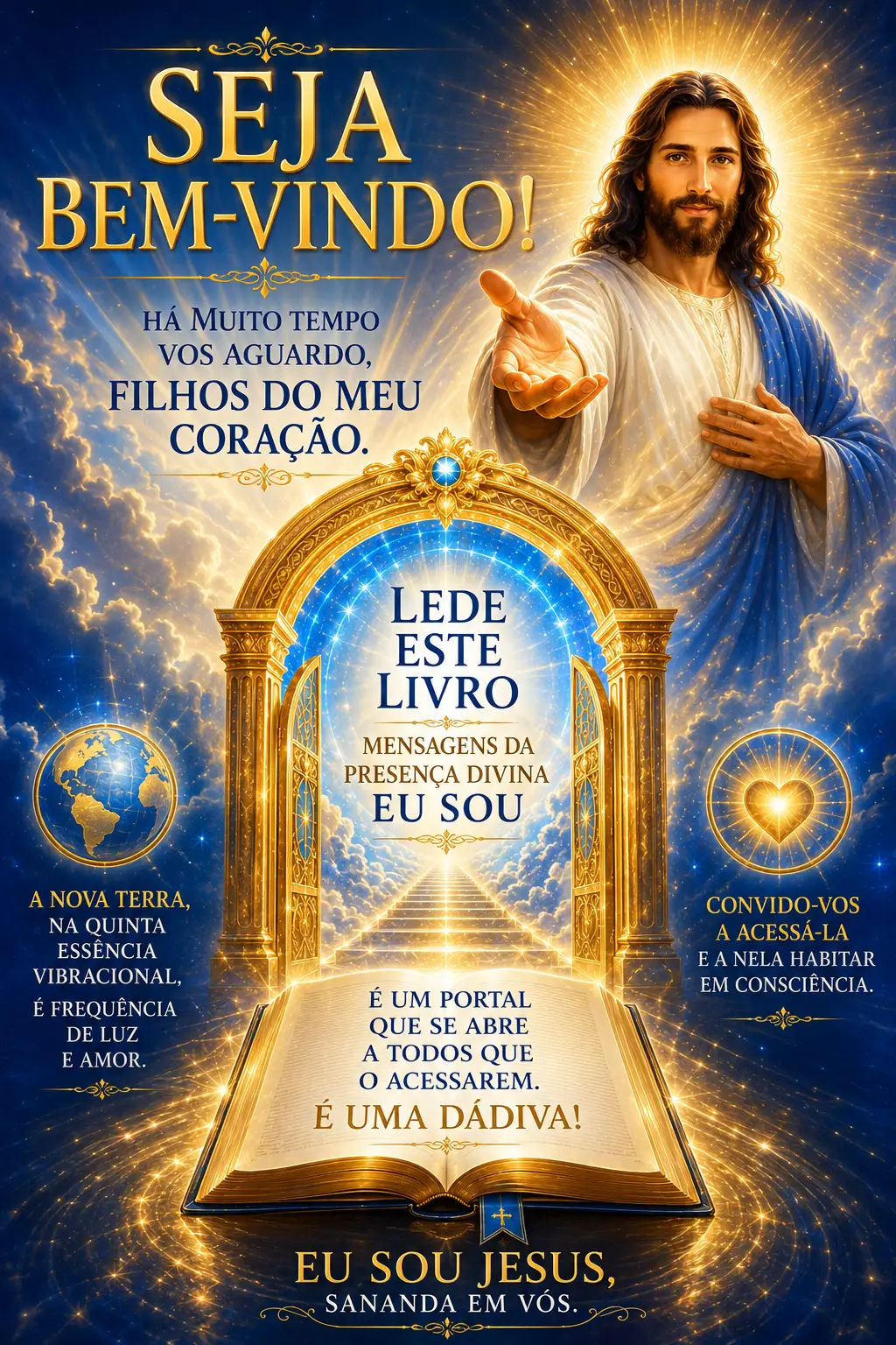 Convite de Jesus Sananda acessar o Livro.